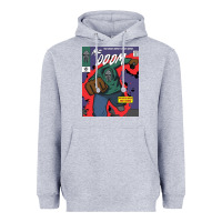 Heather Grey Legend Magazine Heavyweight Hoodie - artisFamous