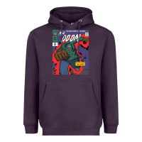 Plum Legend Magazine Heavyweight Hoodie - artisFamous