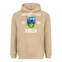 Mushroom university college dublin Heavyweight Hoodie - artisFamous