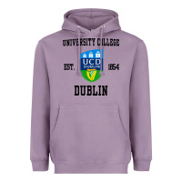 Lavender university college dublin Heavyweight Hoodie - artisFamous
