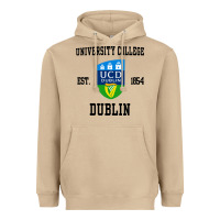 Mushroom university college dublin Heavyweight Hoodie - artisFamous