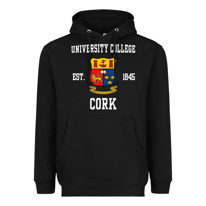 University College Cork Heavyweight Hoodie by artisFamous | Teevron