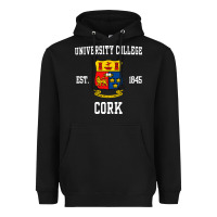Black university college cork Heavyweight Hoodie - artisFamous