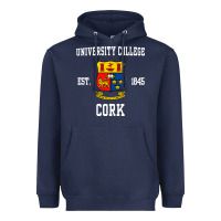 Navy university college cork Heavyweight Hoodie - artisFamous