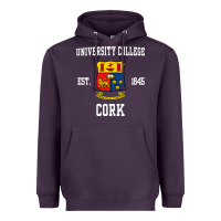 Plum university college cork Heavyweight Hoodie - artisFamous