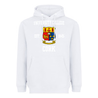 White university college cork Heavyweight Hoodie - artisFamous