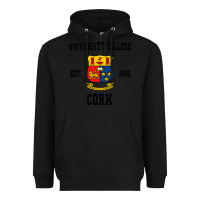 Black university college cork Heavyweight Hoodie - artisFamous