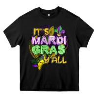 Black its mardi gras yall Heavy Core Tee - CowGirlArtShop