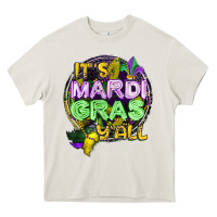 Cream its mardi gras yall Heavy Core Tee - CowGirlArtShop