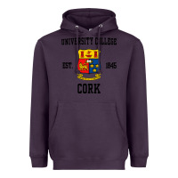 Plum university college cork Heavyweight Hoodie - artisFamous