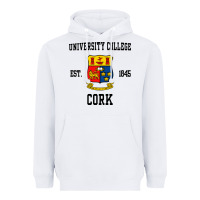 White university college cork Heavyweight Hoodie - artisFamous