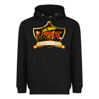 Black ugk Heavyweight Hoodie - artisFamous
