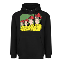 Black Devo Heavyweight Hoodie - artisFamous