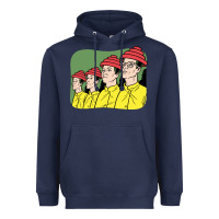Navy Devo Heavyweight Hoodie - artisFamous