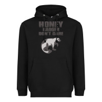 Black honey badger dont care Heavyweight Hoodie - artisFamous