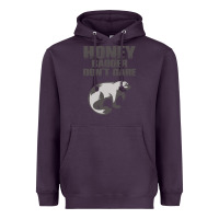 Plum honey badger dont care Heavyweight Hoodie - artisFamous