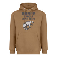Toasted Coconut honey badger dont care Heavyweight Hoodie - artisFamous