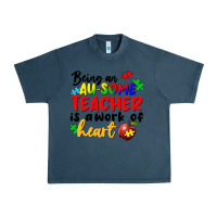 Midnight Navy being an au some teacher is a work of the heart Urban Heavy Tee - FaDigitalArtStudio