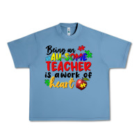 Pebble Blue being an au some teacher is a work of the heart Urban Heavy Tee - FaDigitalArtStudio