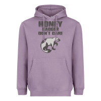 Lavender honey badger dont care Heavyweight Hoodie - artisFamous