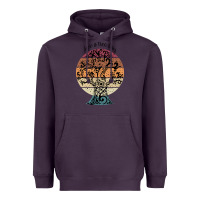 Plum National love a tree day Heavyweight Hoodie - artisFamous