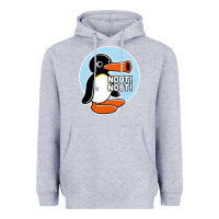 Heather Grey noot noot funny Heavyweight Hoodie - artisFamous