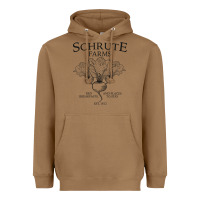 Toasted Coconut Schrute Farms - The Office Heavyweight Hoodie - artisFamous