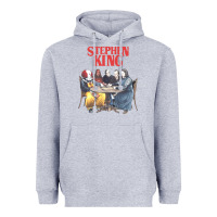Heather Grey retro cult classic Heavyweight Hoodie - artisFamous