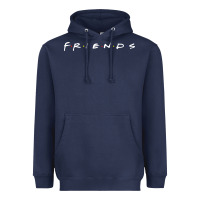 Navy Friends Heavyweight Hoodie - artisFamous