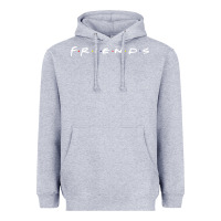 Heather Grey Friends Heavyweight Hoodie - artisFamous