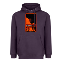 Plum Fist Full Of Soul Long Record Player Heavyweight Hoodie - artisFamous