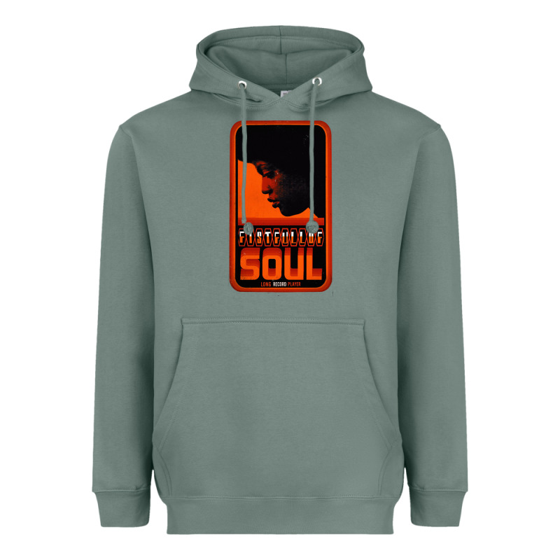 Fist Full Of Soul Long Record Player Heavyweight Hoodie by artisFamous | Teevron