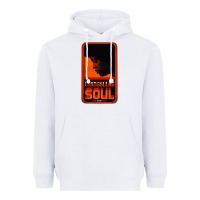 White Fist Full Of Soul Long Record Player Heavyweight Hoodie - artisFamous