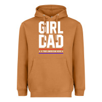 Meerkat Girl Dad A True American Hero - Fathers Day Gift Heavyweight Hoodie - artisFamous