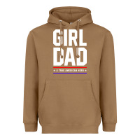 Toasted Coconut Girl Dad A True American Hero - Fathers Day Gift Heavyweight Hoodie - artisFamous