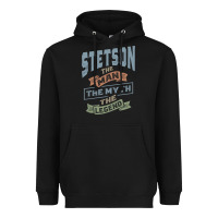 Black Stetson Personalized Name Birthday Gift Heavyweight Hoodie - artisFamous