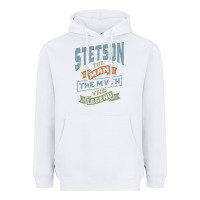 White Stetson Personalized Name Birthday Gift Heavyweight Hoodie - artisFamous