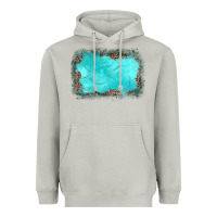 Moon Dust gemstone turquoise leopard background Heavyweight Hoodie - JahusDesignShop