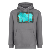Storm gemstone turquoise leopard background Heavyweight Hoodie - JahusDesignShop