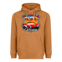 Meerkat CLASSIC CARS ROUTE 66 Heavyweight Hoodie - artisFamous
