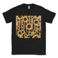 Black America flag sunflower star tumbler Classic Tee - HowdyJamesFarm