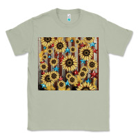 Matcha America flag sunflower star tumbler Classic Tee - HowdyJamesFarm