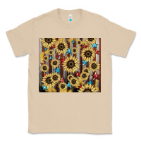 Mushroom America flag sunflower star tumbler Classic Tee - HowdyJamesFarm