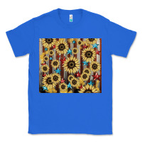 True Royal America flag sunflower star tumbler Classic Tee - HowdyJamesFarm