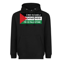 End Is.rae.li Apartheid Free Pales  Flag  T Shirt Heavyweight Hoodie | Teevron