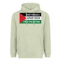 Matcha end is.rae.li apartheid free pales  flag  t shirt Heavyweight Hoodie - artisFamous