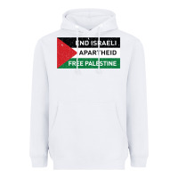 White end is.rae.li apartheid free pales  flag  t shirt Heavyweight Hoodie - artisFamous