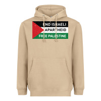 Mushroom end is.rae.li apartheid free pales  flag  t shirt Heavyweight Hoodie - artisFamous