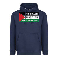 Navy end is.rae.li apartheid free pales  flag  t shirt Heavyweight Hoodie - artisFamous