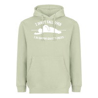 Matcha i don't fall over i do random gravity checks Heavyweight Hoodie - artisFamous